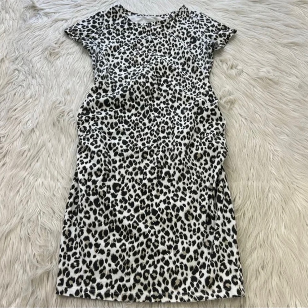 Old Navy Leopard Print Bodycon Maternity Dress - NWT